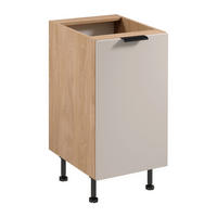 UNTERSCHRANK D45 P/L – Sorento Beige Sonoma Eiche – Beige / Sonoma Eiche - Beige/Sonoma Eiche, Holzwerkstoff (45/87/52cm) - ROYAL24_MARKT