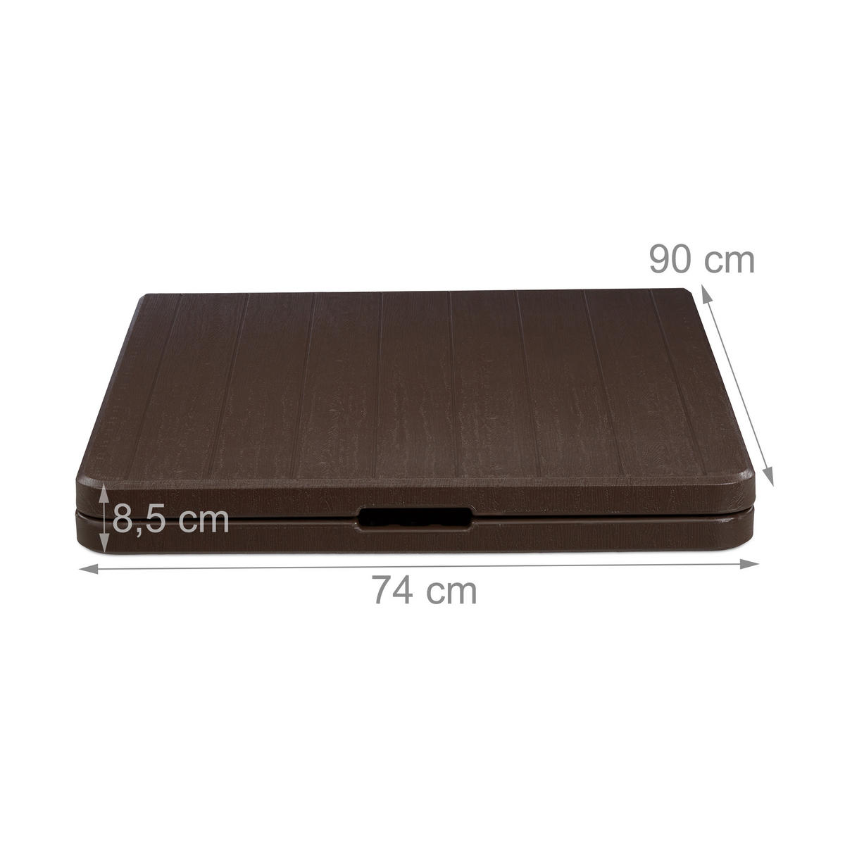 GARTENTISCH - Multicolor, Kunststoff/Metall (74/180/73cm) - Relaxdays