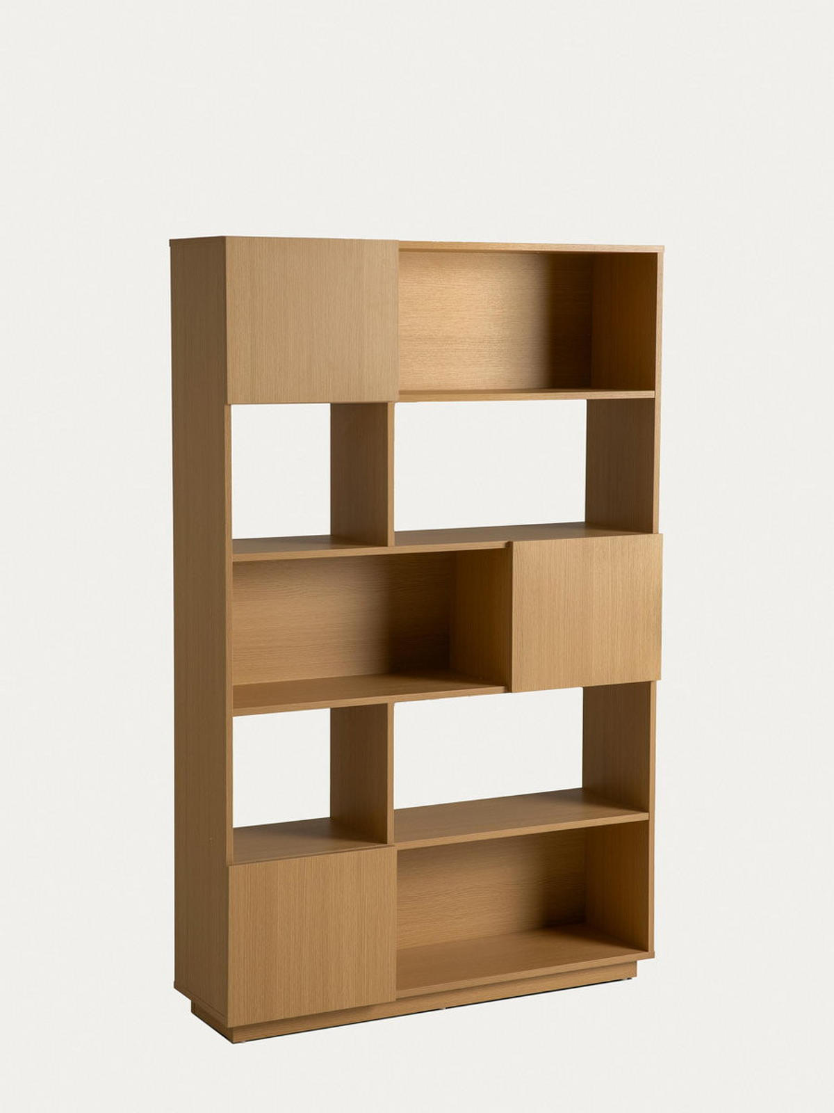 BÜCHERREGAL Borna Natur 110 cm x 174 cm - Braun, Holzwerkstoff (110/174/32cm) - Kenay Home