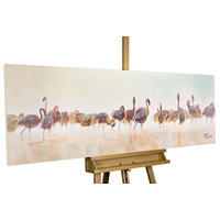 ÖLGEMÄLDE 150/50 cm - Braun, Holz/Textil (1.74/50cm) - KUNSTLOFT