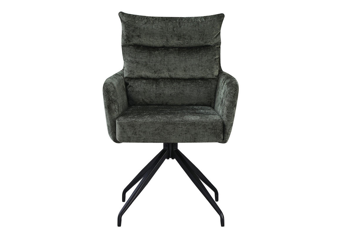 ESSZIMMERSTUHL Hamburg, Webstoff, Grün - Grün, Textil (49/91/49cm) - dasmöbelwerk