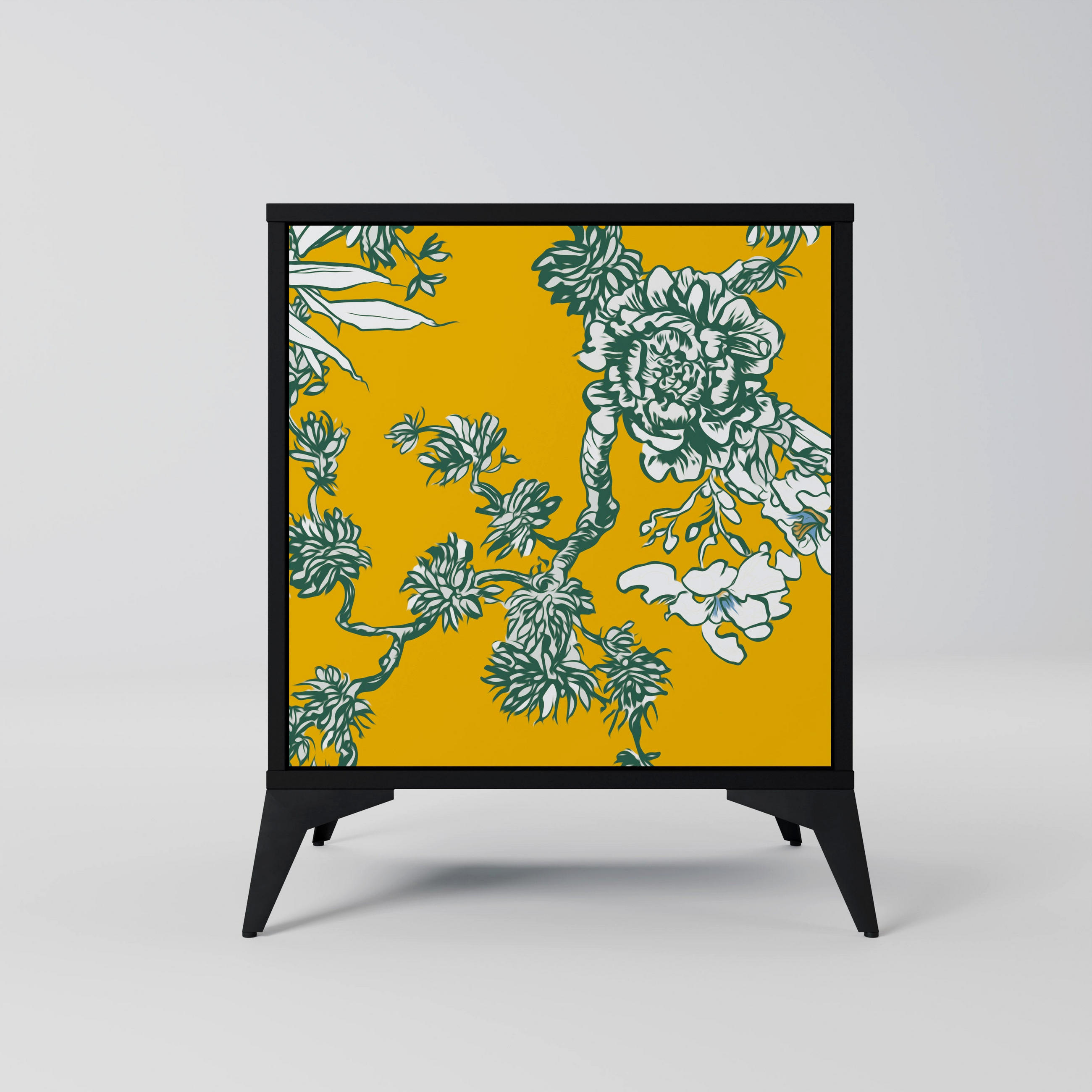 SpaceRebels Sideboard Schwarz 57.5x70.5x42 cm