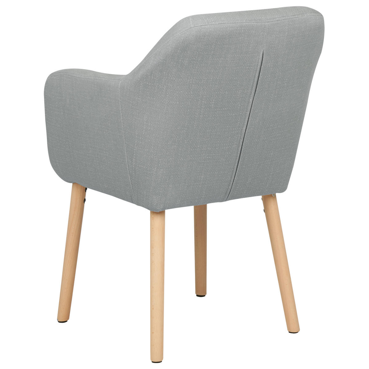 JÍDELNÍ ŽIDLE Sametová látka šedá Yorkville II - šedá/světle hnědá, textil (56/82/46cm) - Beliani