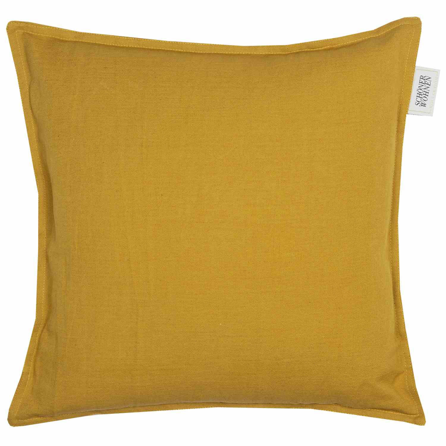 KISSENHÜLLE SW-LINO 38/38 cm  - Currygelb/Gelb, Basics, Textil (38/38cm) - Schöner Wohnen