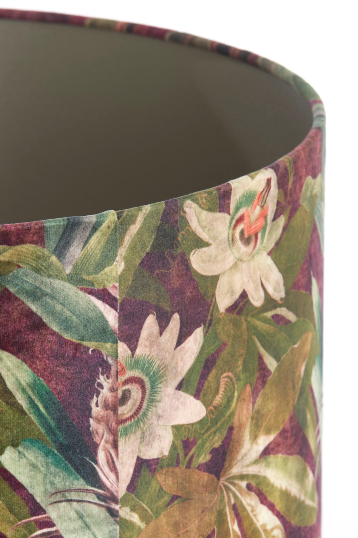 LAMPENSCHIRM Passion Violett Ø40/30 cm - Lila, Textil (40/40/30cm) - Light & Living