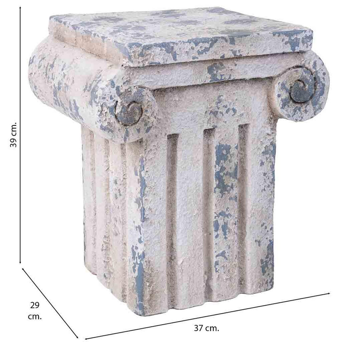 DEKORATIVE FIGUR, 37x29x39cm - Grau, Stein (37/39/29cm) - Wanderlust