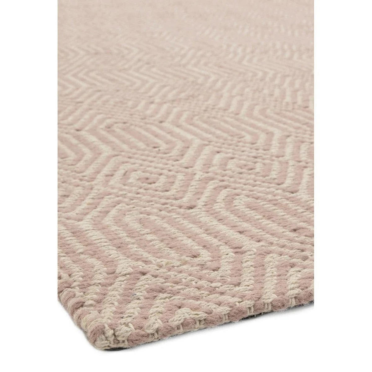TEPPICH handgewebt Berber Wolle & Baumwolle SILWAN Rosa 120 x 170 cm - Pink, Naturmaterialien (120/170cm) - Novatrend