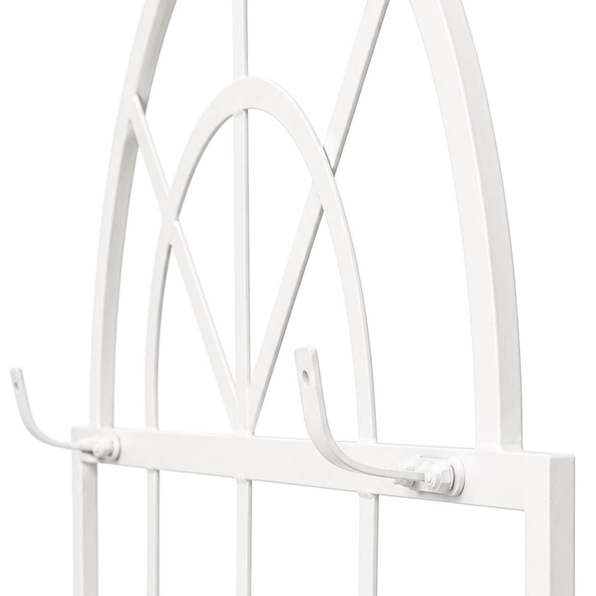 RANKGITTER 2 Metall Weiß - Weiß, Metall (70/180/1cm) - CLP