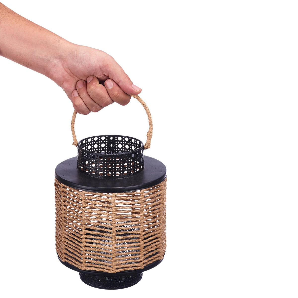 LATERNE Astri Ø 17 cm - Goldfarben, Metall (17/23/17cm) - Giftdecor