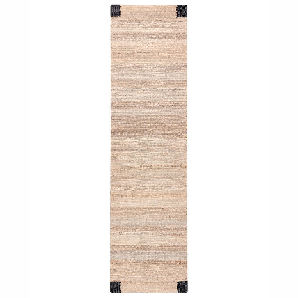 COVOR negru/bej 80/300 cm iută Amravati