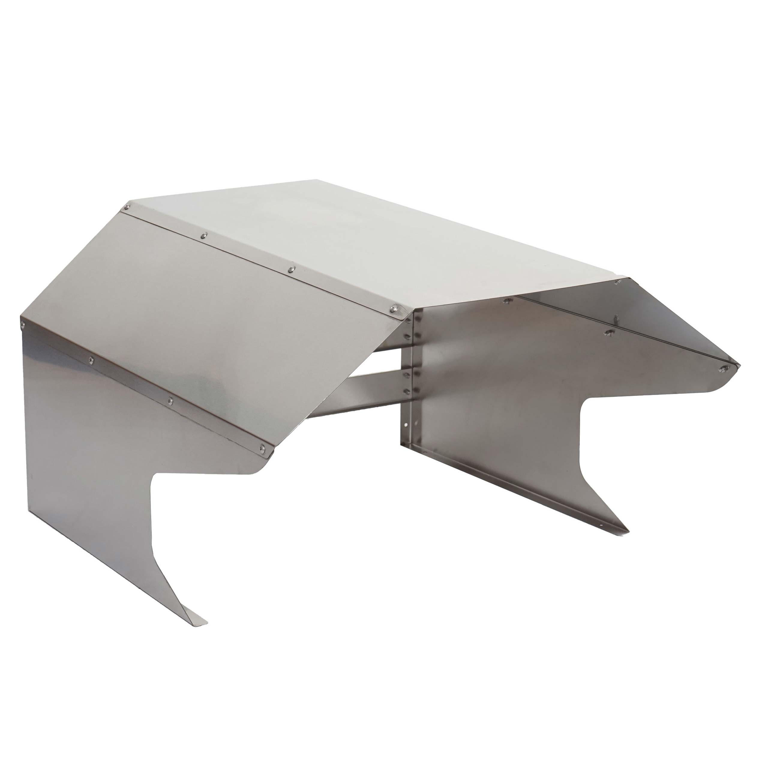 MÄHROBOTER-GARAGE 41x60x70cm Metall Edelstahl - Grau, Metall (60/41/70cm) - PROREGAL