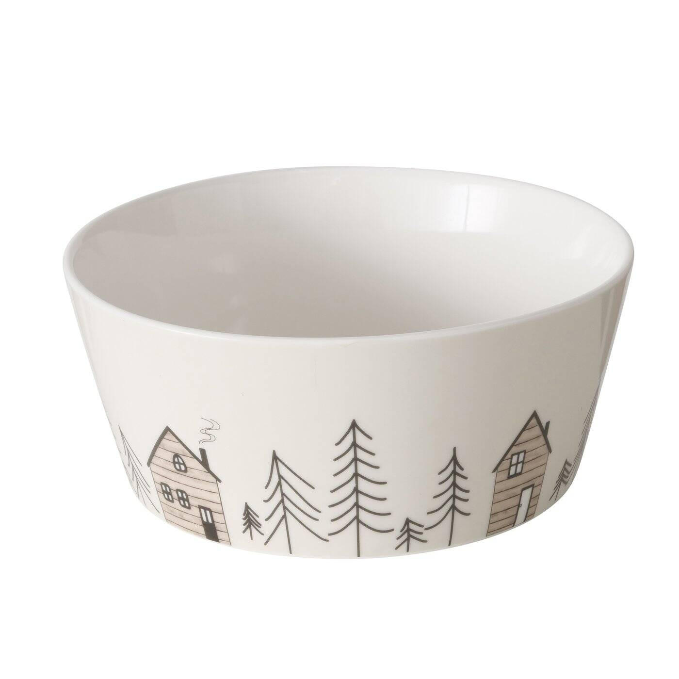 SCHALE Tannenbaum Homewood Ø15 cm - Beige, Keramik (15/7cm) - Boltze Home