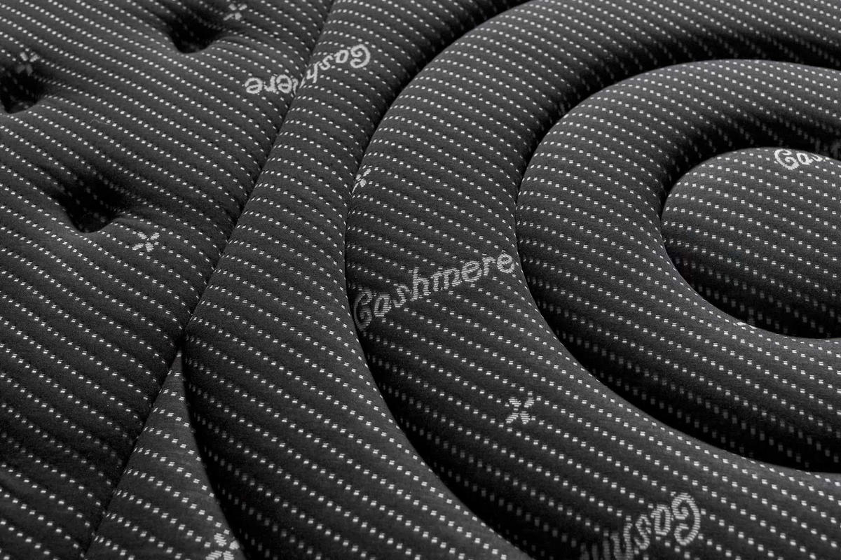 MATRATZE Premium Black Multizone, 27cm, 90x200cm - Schwarz, Textil (90/200cm) - Moonia