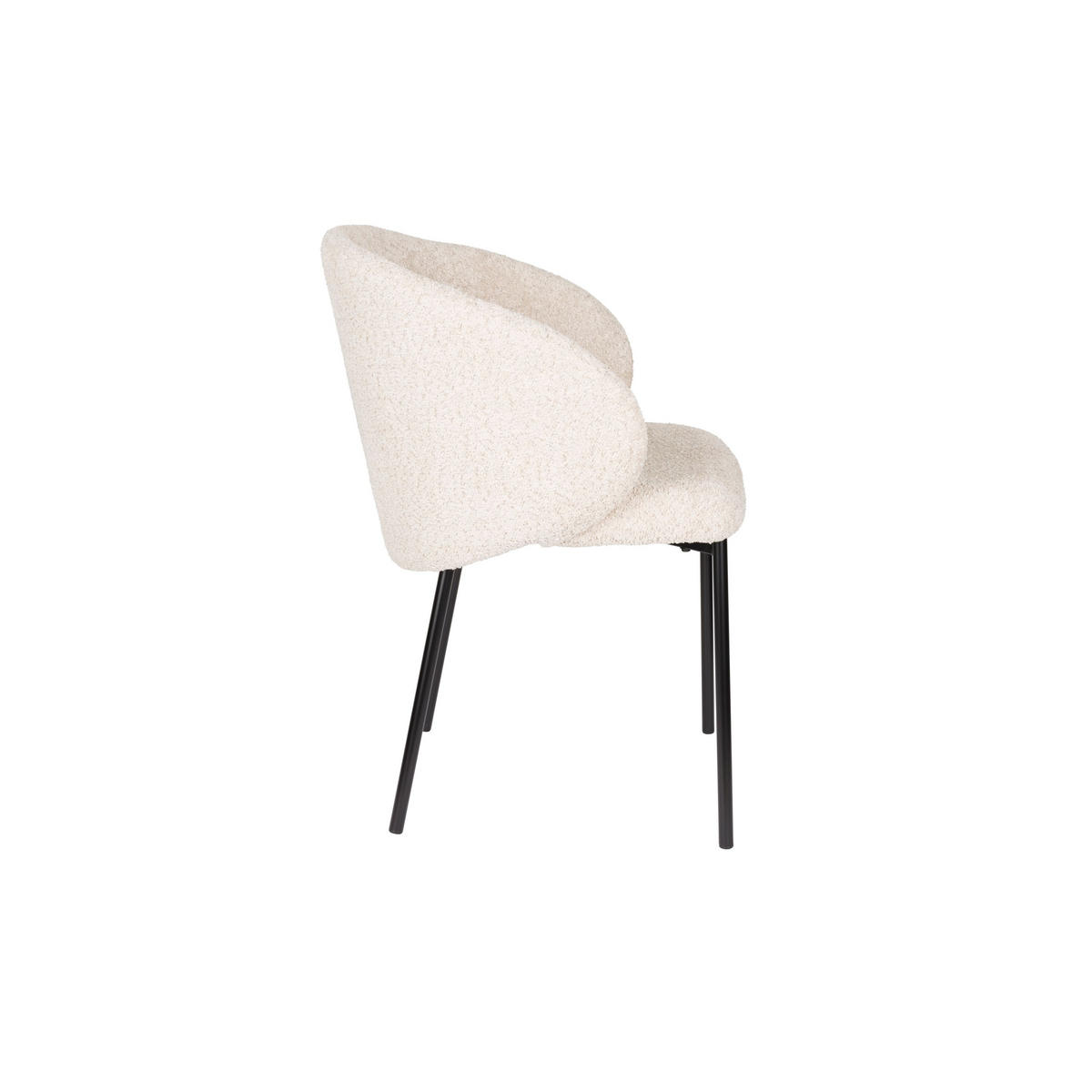 ESSZIMMERSTUHL Ayle Creme/ Weiß - 2 er Set - Weiß, Kunststoff (58/70/48cm) - Housecraft Living