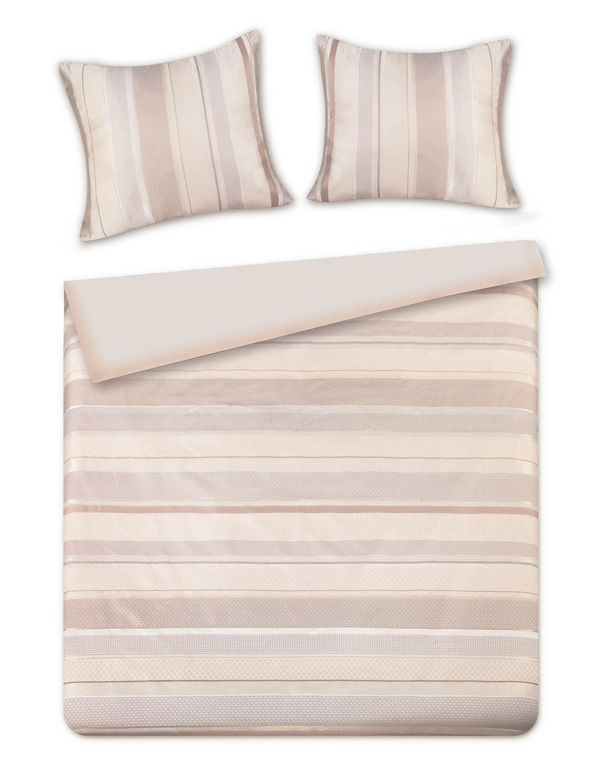 BETTWÄSCHE Gwanda - Beige, Textil (160/200cm) - home&you