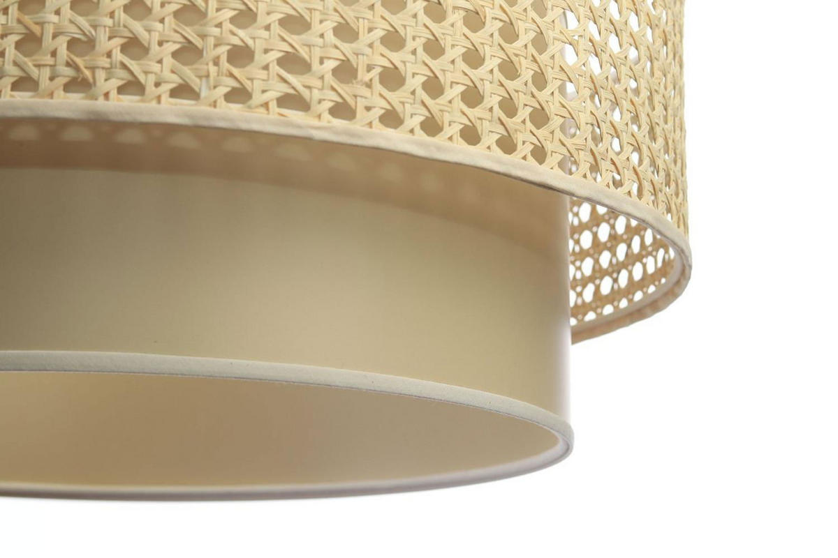 HÄNGELEUCHTE Beige 40/20 cm - Beige, Kunststoff (40/1/20cm) - ONZENO