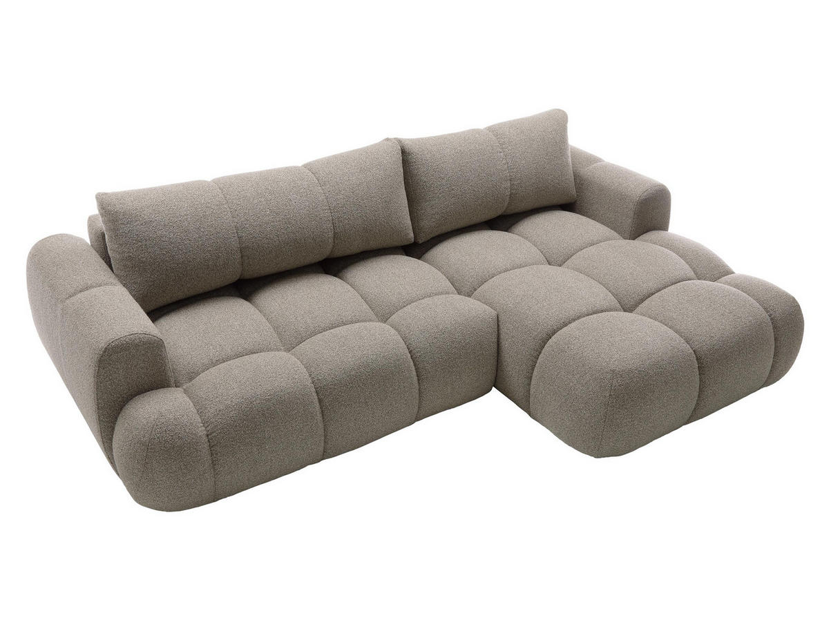 ECKSOFA Mitto, Seite: Rechts - Hellbraun/Schwarz, Holz/Kunststoff (270/173cm) - MIRJAN24