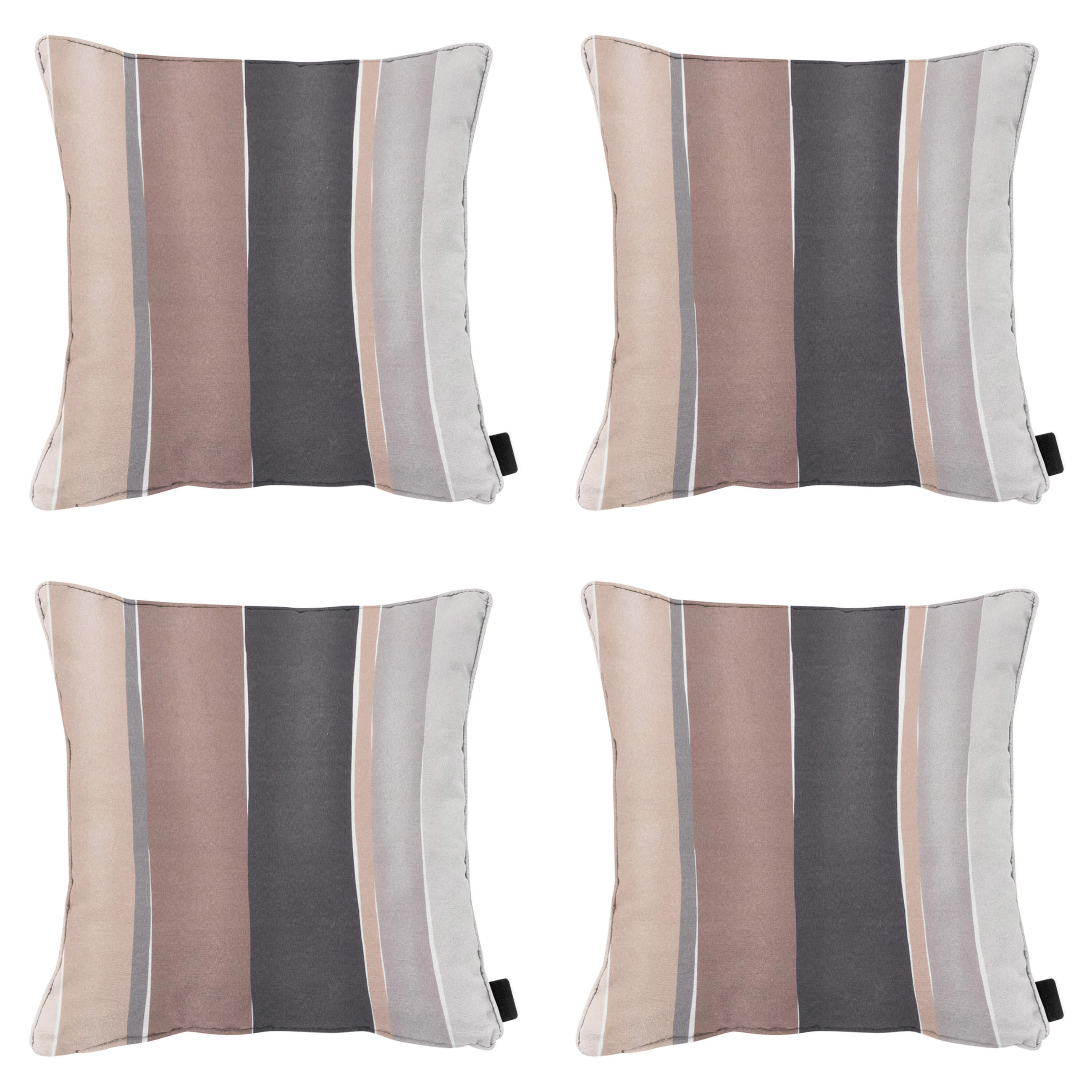 DEKORATIONSKISSEN Nox - Mehrfarbig - 50/50/10 cm - 4er-Set - Multicolor, Textil (50/50cm) - Madison