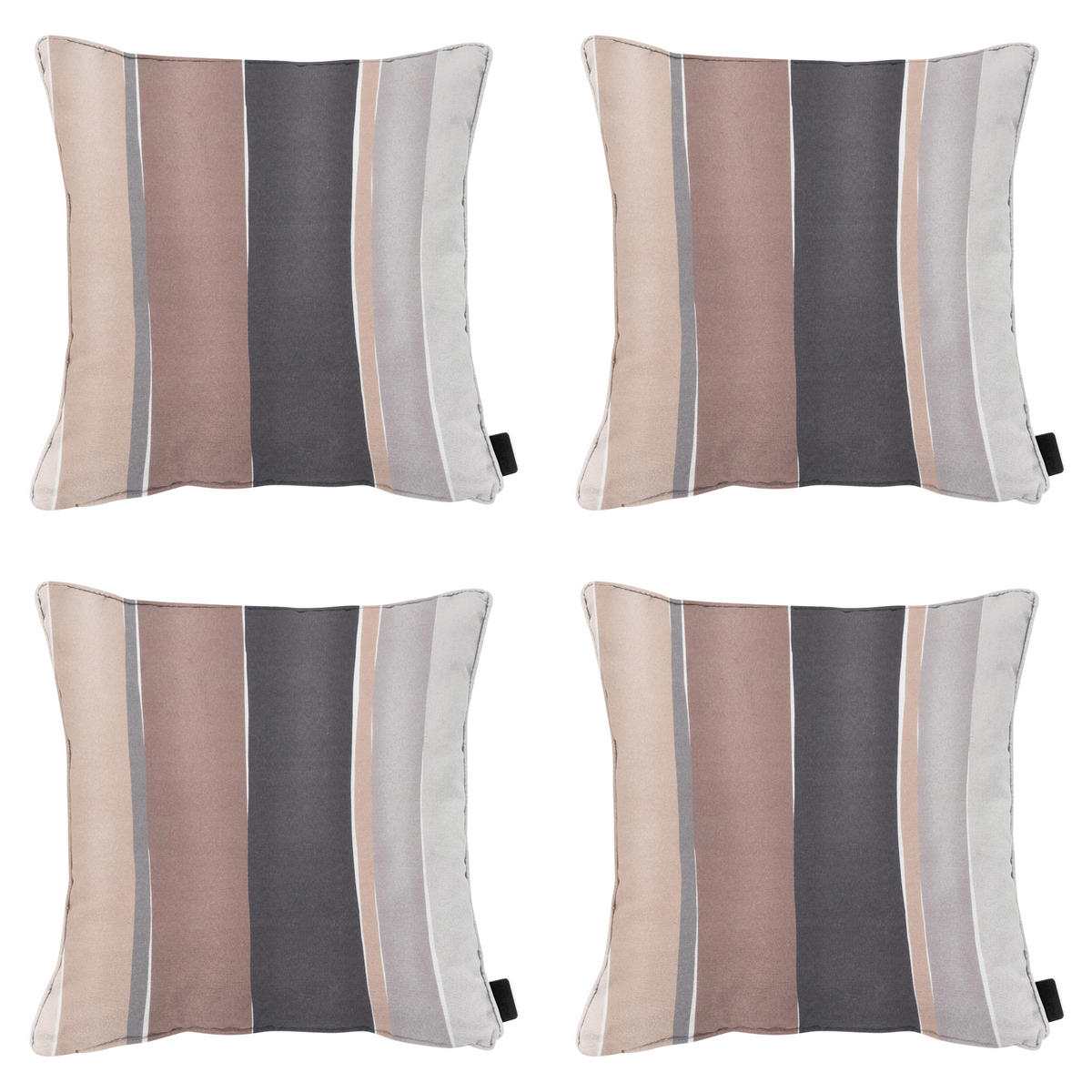 DEKORATIONSKISSEN Nox - Mehrfarbig - 50/50/10 cm - 4er-Set - Multicolor, Textil (50/50cm) - Madison