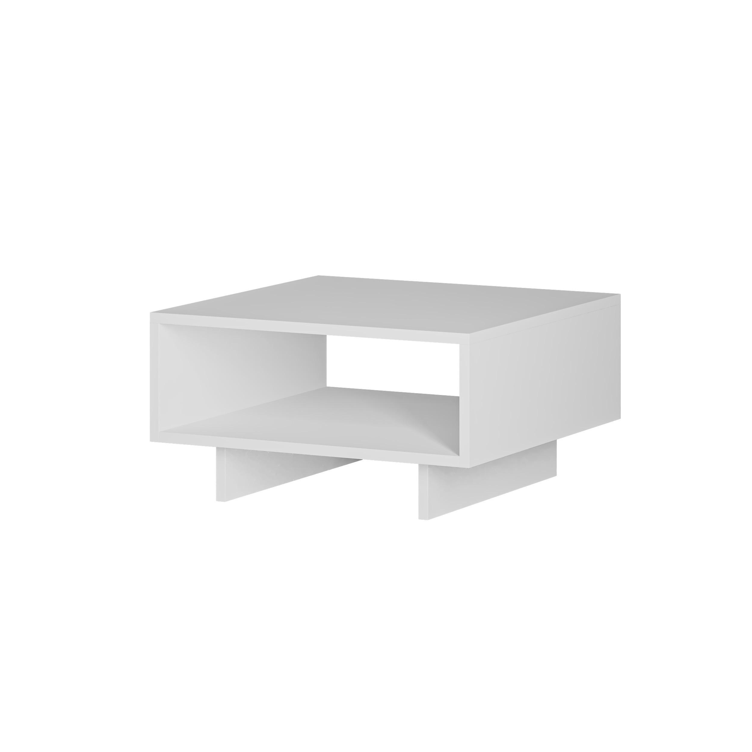 COUCHTISCH Hola Weiß 60/32/60cm - Weiß, Holzwerkstoff (60/60/32cm) - Decortie