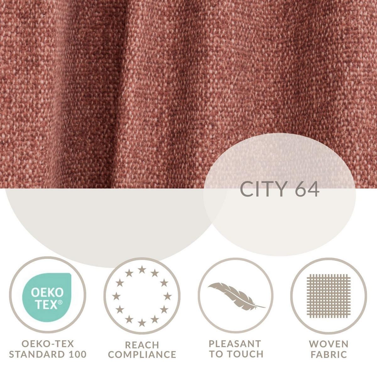 ROZKLÁDACÍ POHOVKA Milos, textil, korálový - černá/korálová, dřevo/kompozitní dřevo (255/70/105cm) - Maison de Reve