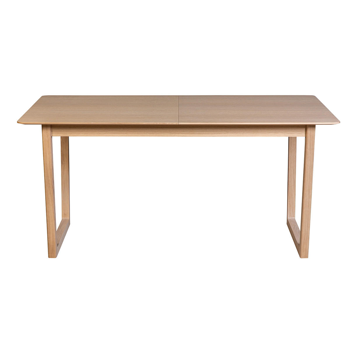 ESSTISCH Ausziehbar Eichenfurnier L160-240 cm LAHO - Eiche Bianco, Holz (240/90/75cm) - Miliboo