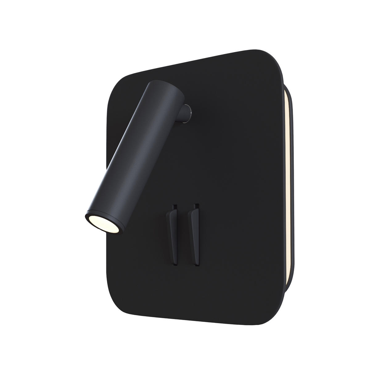 WANDLEUCHTE Ios 176 - Schwarz - 6.5/13/13 cm - Schwarz, Kunststoff (13/13/6.5cm) - Maytoni