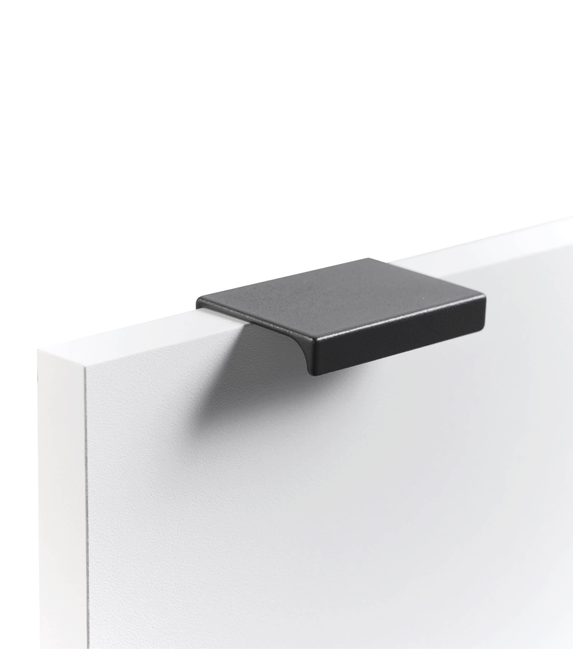 MÖBELGRIFF Der Handliche - Anthrazit/Schwarz, Metall (1.5/3.5/5cm) - Mokebo