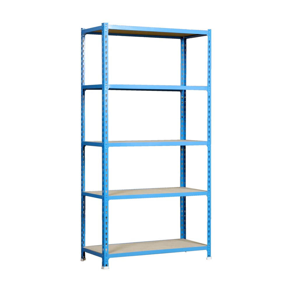 SCHWERLASTREGAL Big Muli HxBxT 200 x 120 x 50 cm 5 Fachböden Fachlast 200 kg Blau - Blau, Metall (120/200/50cm) - PROREGAL