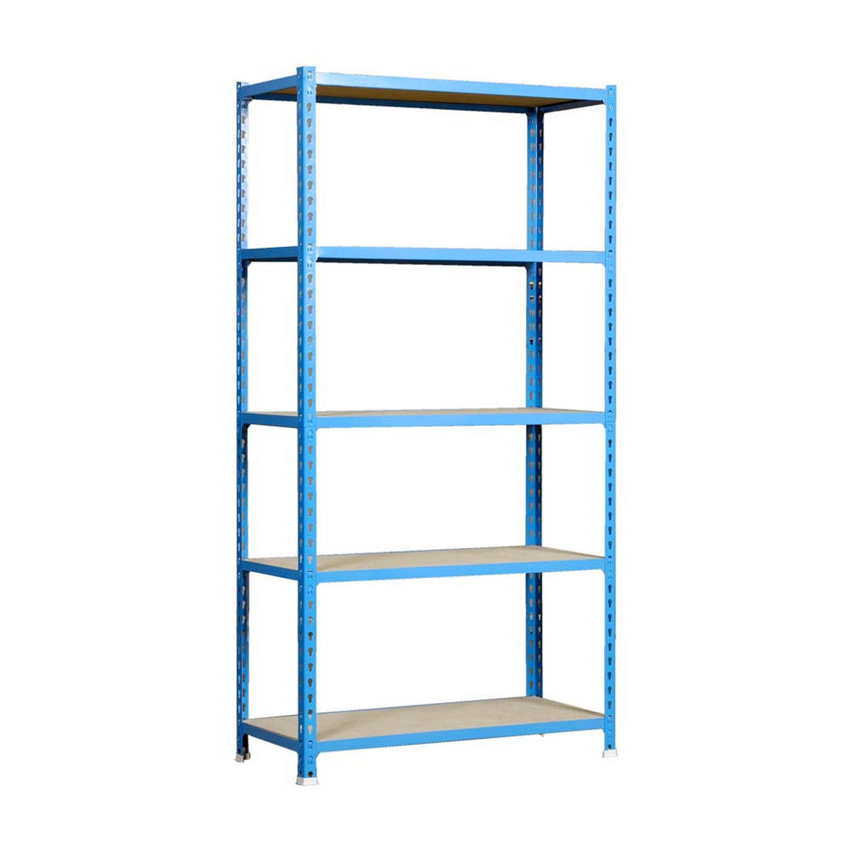SCHWERLASTREGAL Big Muli HxBxT 200 x 120 x 50 cm 5 Fachböden Fachlast 200 kg Blau - Blau, Metall (120/200/50cm) - PROREGAL