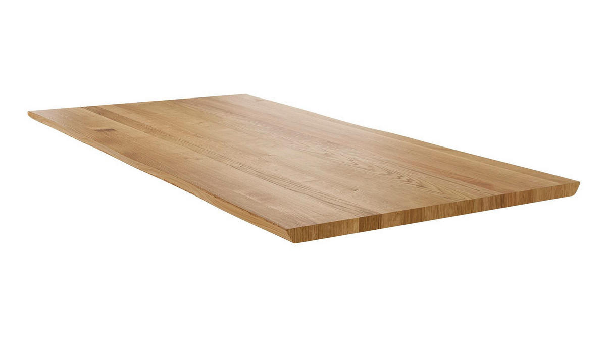 BAUMKANTENTISCH Daisie 4 160x78x90 Massivholztisch Wildeiche geölt - Wildeiche, Holz (160/78/90cm) - 58aufmkessel
