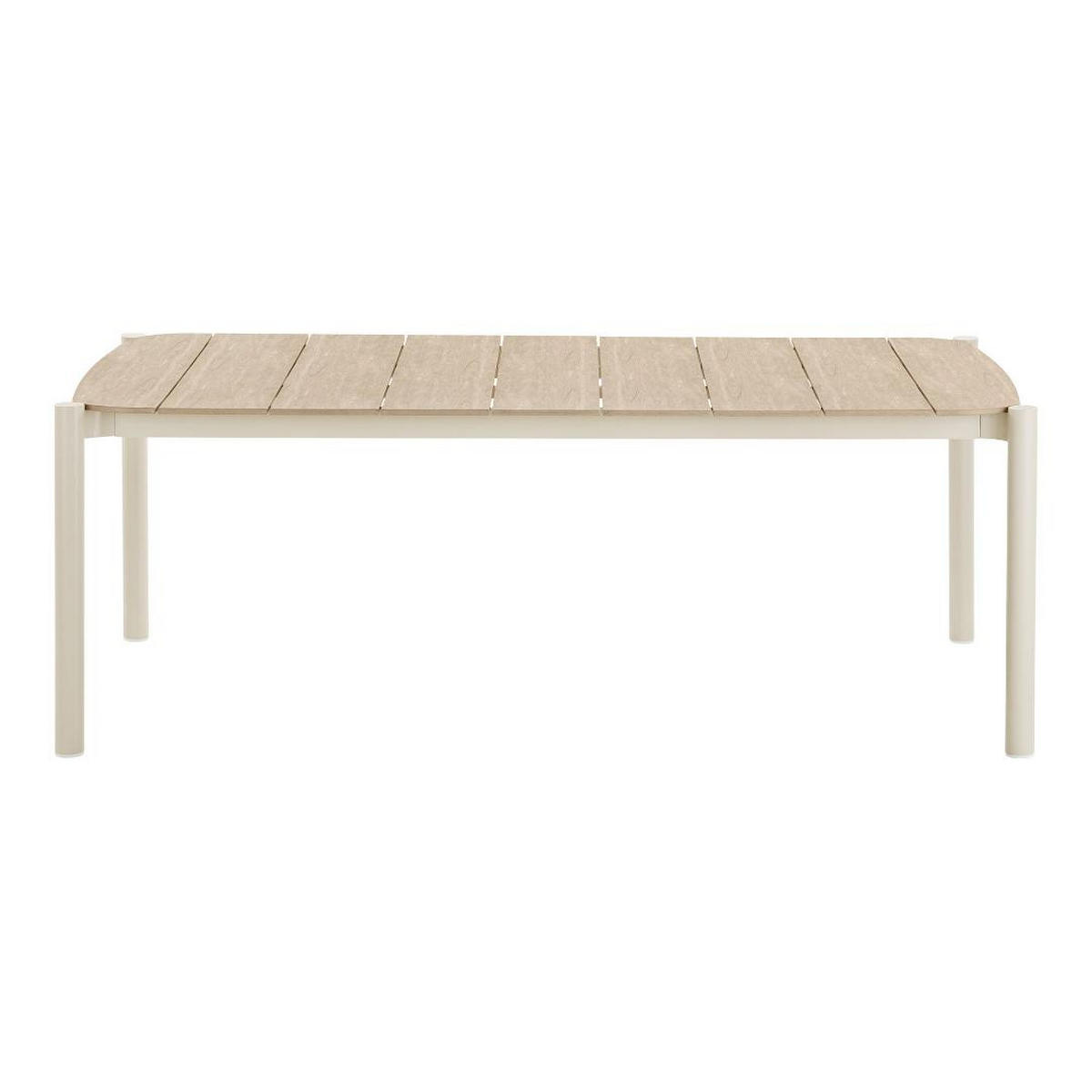 GARTENTISCH, Bella, Sandfarben, Metall, 200 x 100 x 74 cm - Sandfarben, Metall (100/200/74cm) - ebuy24
