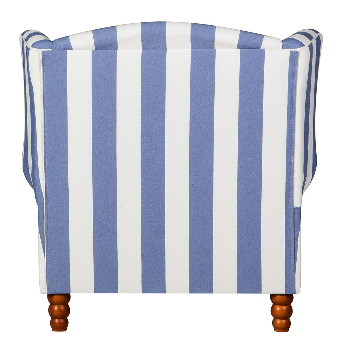 OHRENSESSEL - Webstoff - Blau/Weiß, Textil (94/95/134cm) - home24