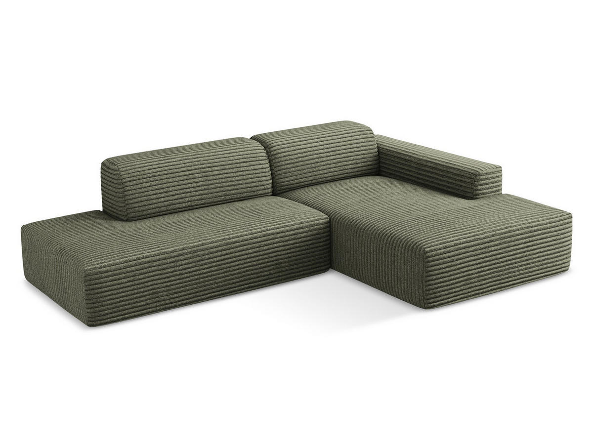 POUF Samt Stoff Blau - Türkis/Schwarz, Holzwerkstoff/Kunststoff (75/37/75cm) - Makamii