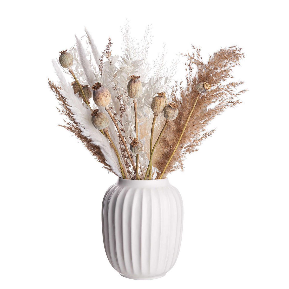 VASE Liv - Weiß, Keramik (20cm) - Butlers