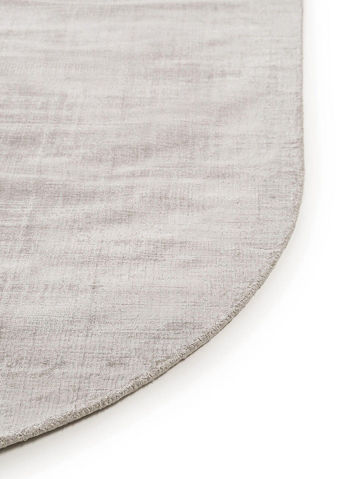 VISKOSETEPPICH OVAL Nova Hellgrau 150x230 cm - Grau, Textil (150/1cm) - KUNSTLOFT