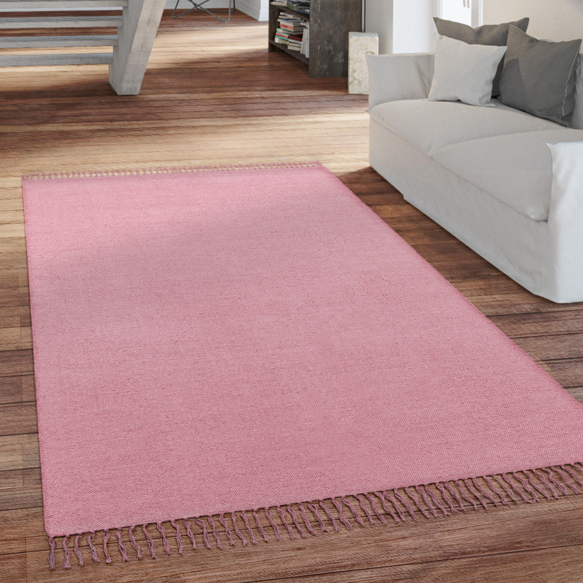 KURZFLORTEPPICH 120/160 cm Summer Breeze 350 - Rosa, Textil (120/160cm) - Paco Home