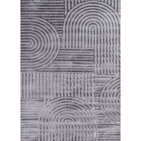 TEPPICH mit Bogenmuster in Grau Bianca 200x290 cm - Grau, Textil (200/290cm) - Nazar Rugs