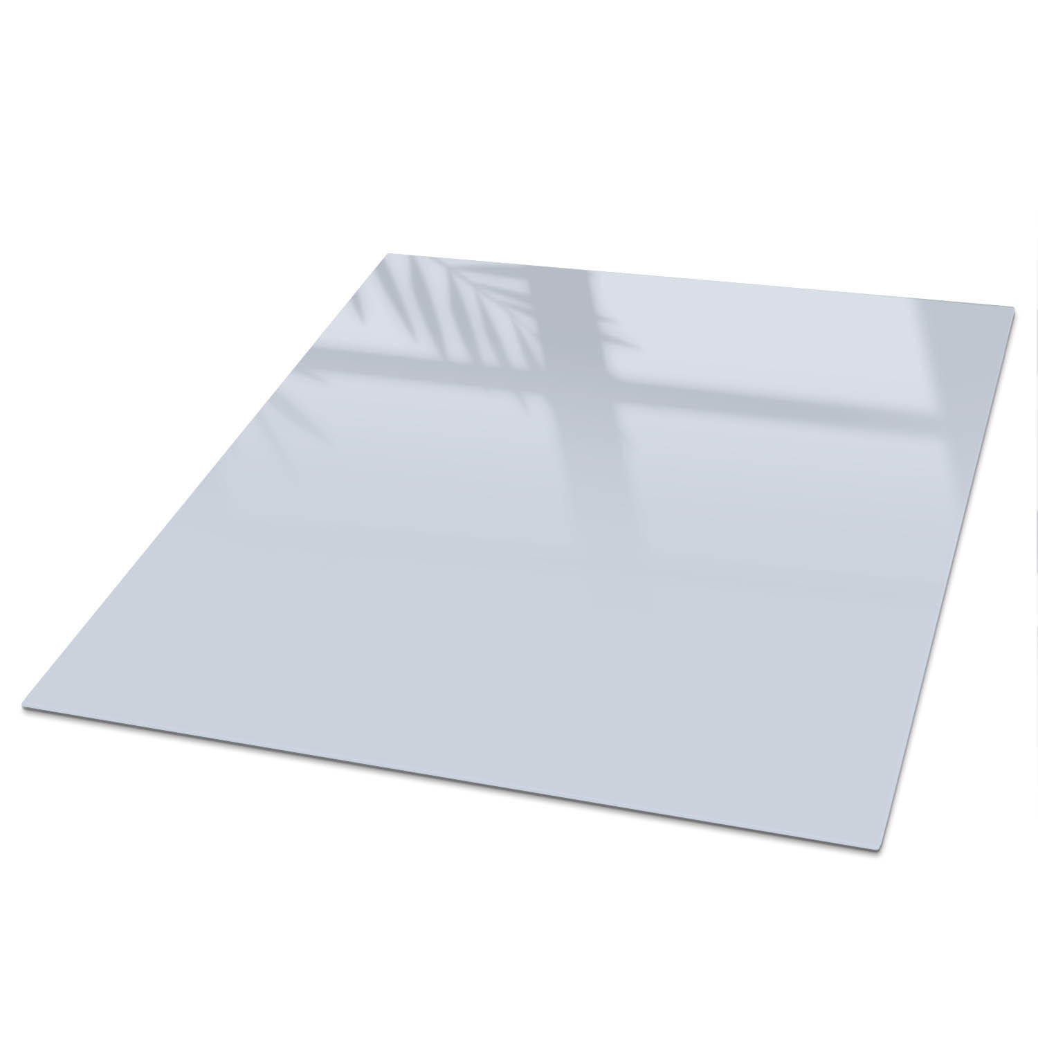 TISCHPLATTE 50x50 cm – Graublau - Pink, Glas (50/50/0.4cm) - Wallfluent