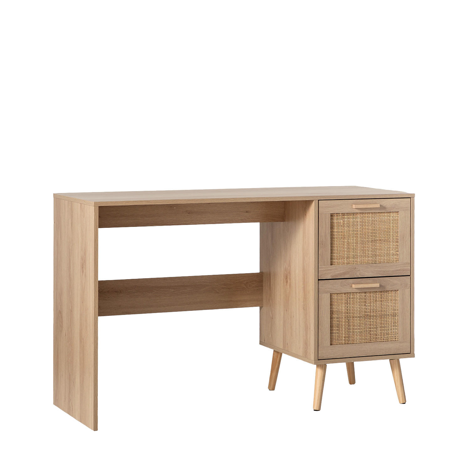 SCHREIBTISCH Tahiti Natürlich 120 cm x 76 cm - Naturfarben, Holzwerkstoff (48/120/76cm) - Klast Home
