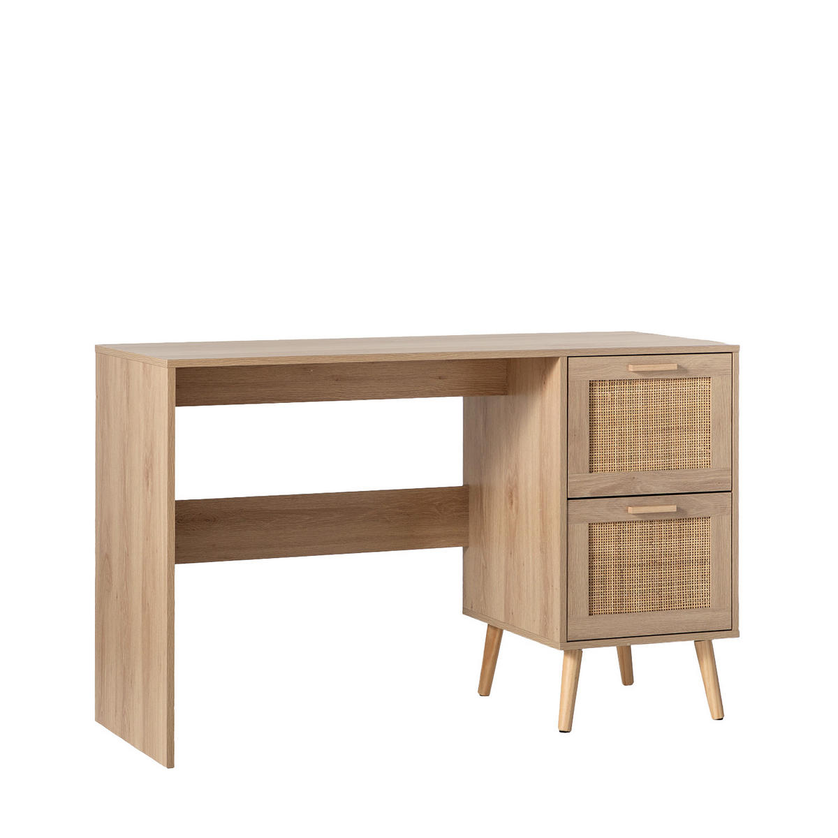 SCHREIBTISCH Tahiti Natürlich 120 cm x 76 cm - Naturfarben, Holzwerkstoff (48/120/76cm) - Klast Home