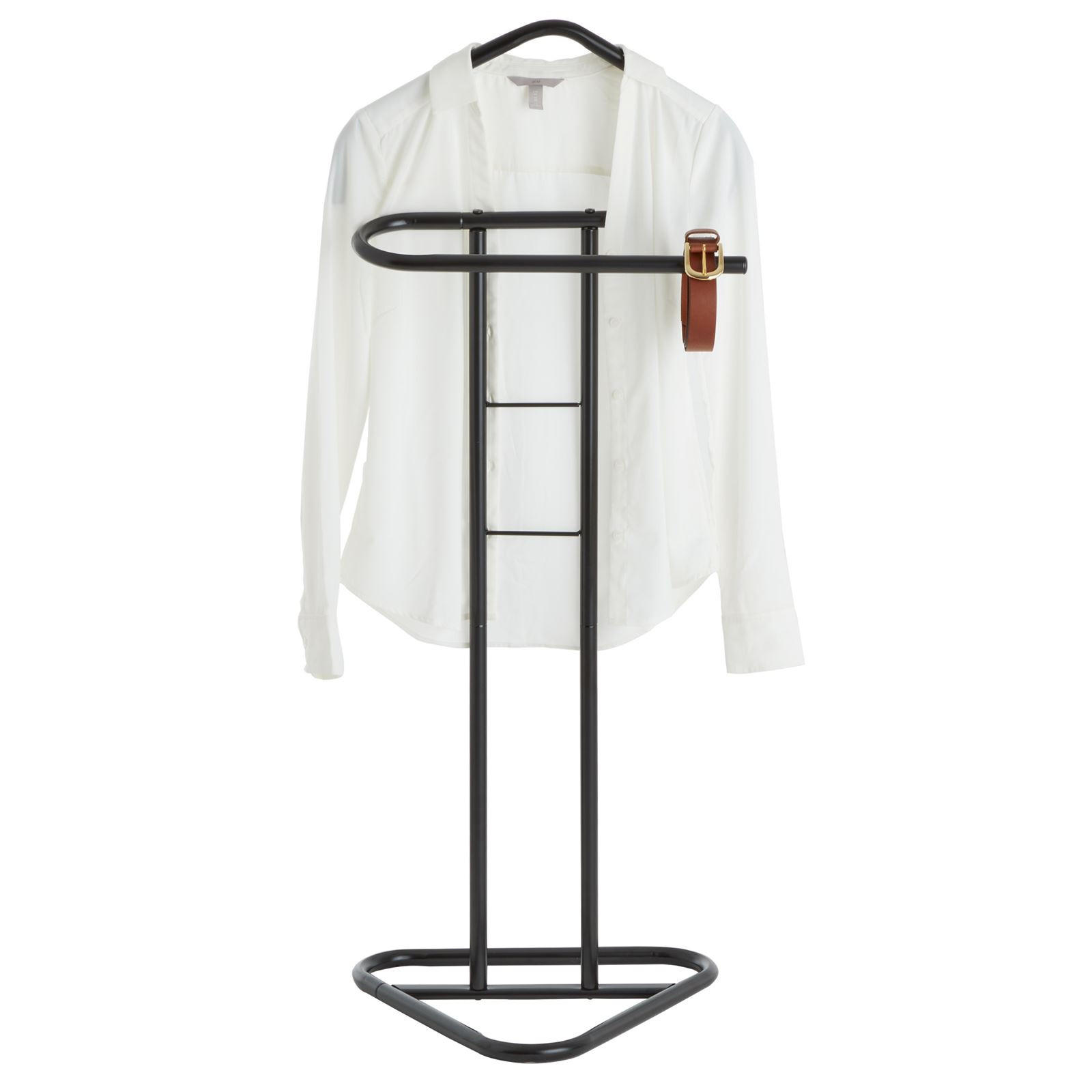 HERRENDIENER CAMILO - Schwarz, Metall (45/107/36cm) - IDIMEX