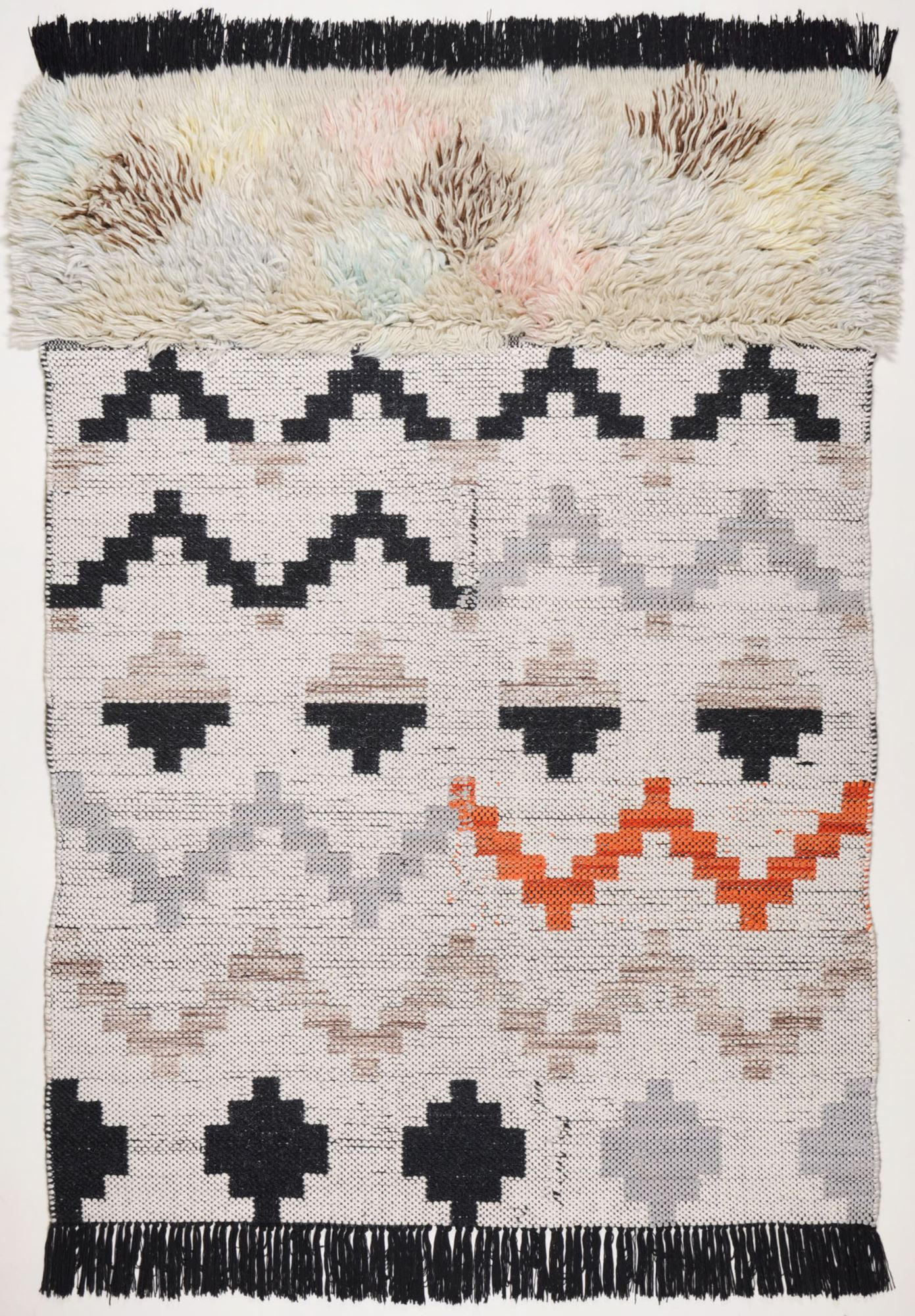 WEBTEPPICH Nomadic-Design 140x200 cm - Multicolor, Textil (140/200cm) - THEKO