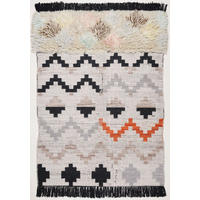 WEBTEPPICH Nomadic-Design 160x230 cm - Multicolor, Textil (160/230cm) - THEKO