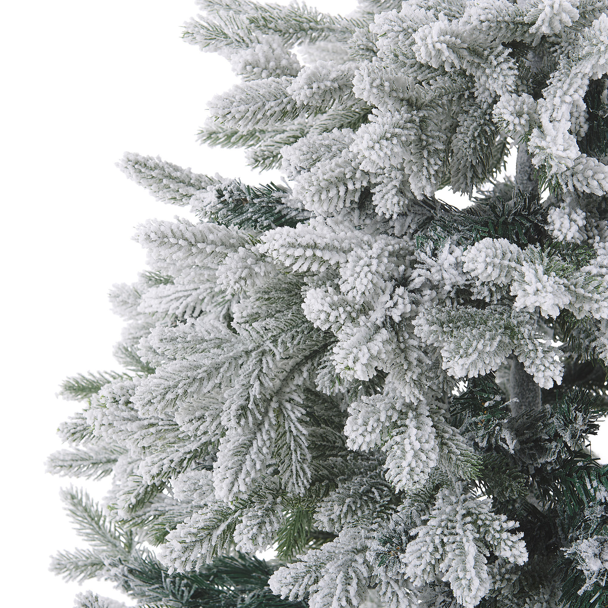WEIHNACHTSBAUM 120 cm Weiß Foraker - Weiß, Kunststoff (120cm) - Beliani