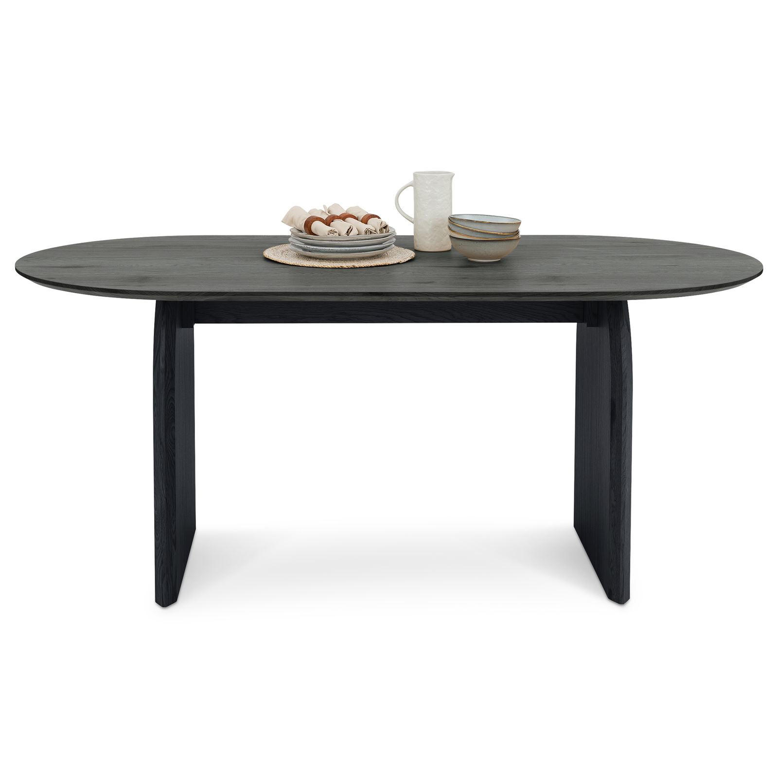 ESSTISCH MALA schwarz - Schwarz, Holzwerkstoff (90/180/76cm) - IDIMEX