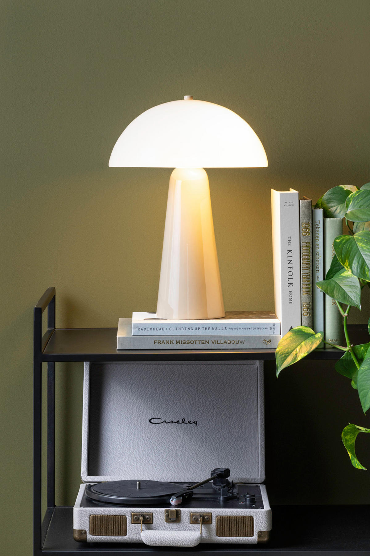 TISCHLAMPE Vidrio Centro Grau 30/30/42 cm - Grau, Metall (30/30/42cm) - Leitmotiv