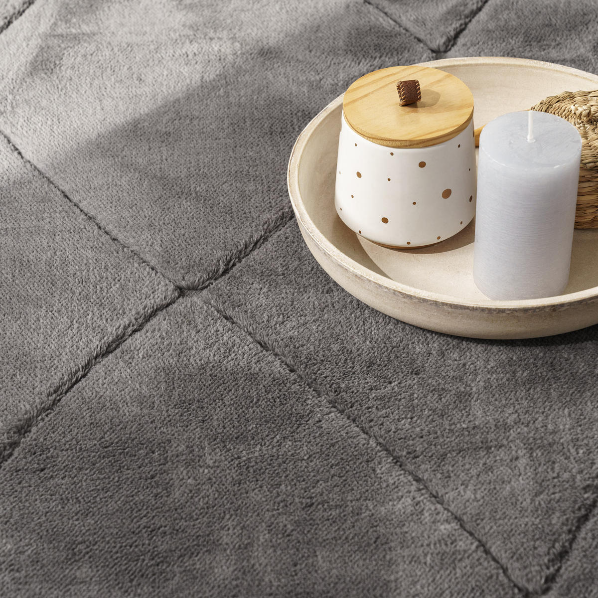 KURZFLORTEPPICH 230/340 cm Utrecht 641 - Anthrazit, Textil (230/340cm) - Paco Home