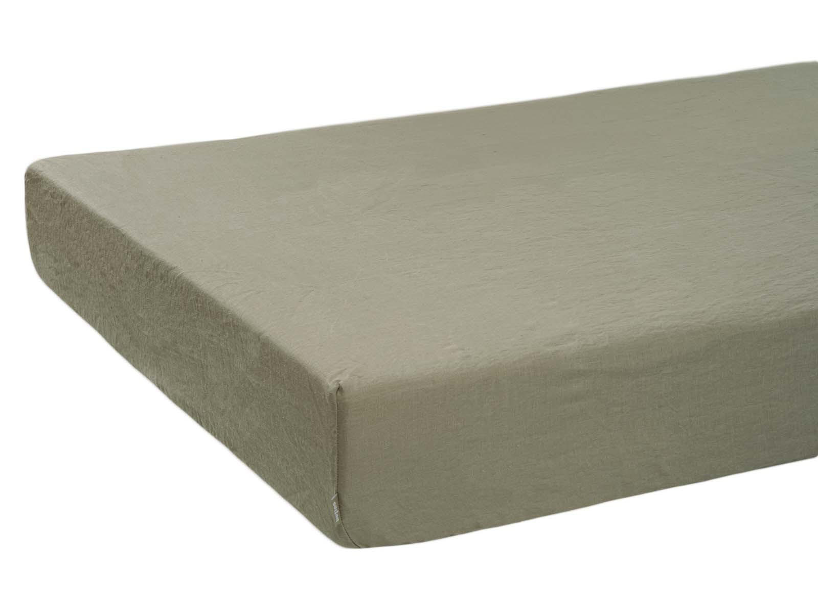 SPANNBETTTUCH reines Leinen leinen-taupe 90/200 cm - Taupe, Naturmaterialien (90/200cm) - beties Heimtextil