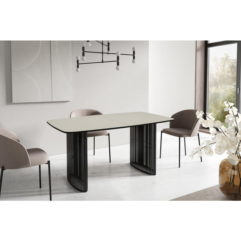 Thumbnail - WFL Group Esstisch, Kaschmir, Holzwerkstoff, 14-Sitzer, Rechteckig,Rechteckig, 90x76x200 cm, Esszimmer, Tische, Esstisch...